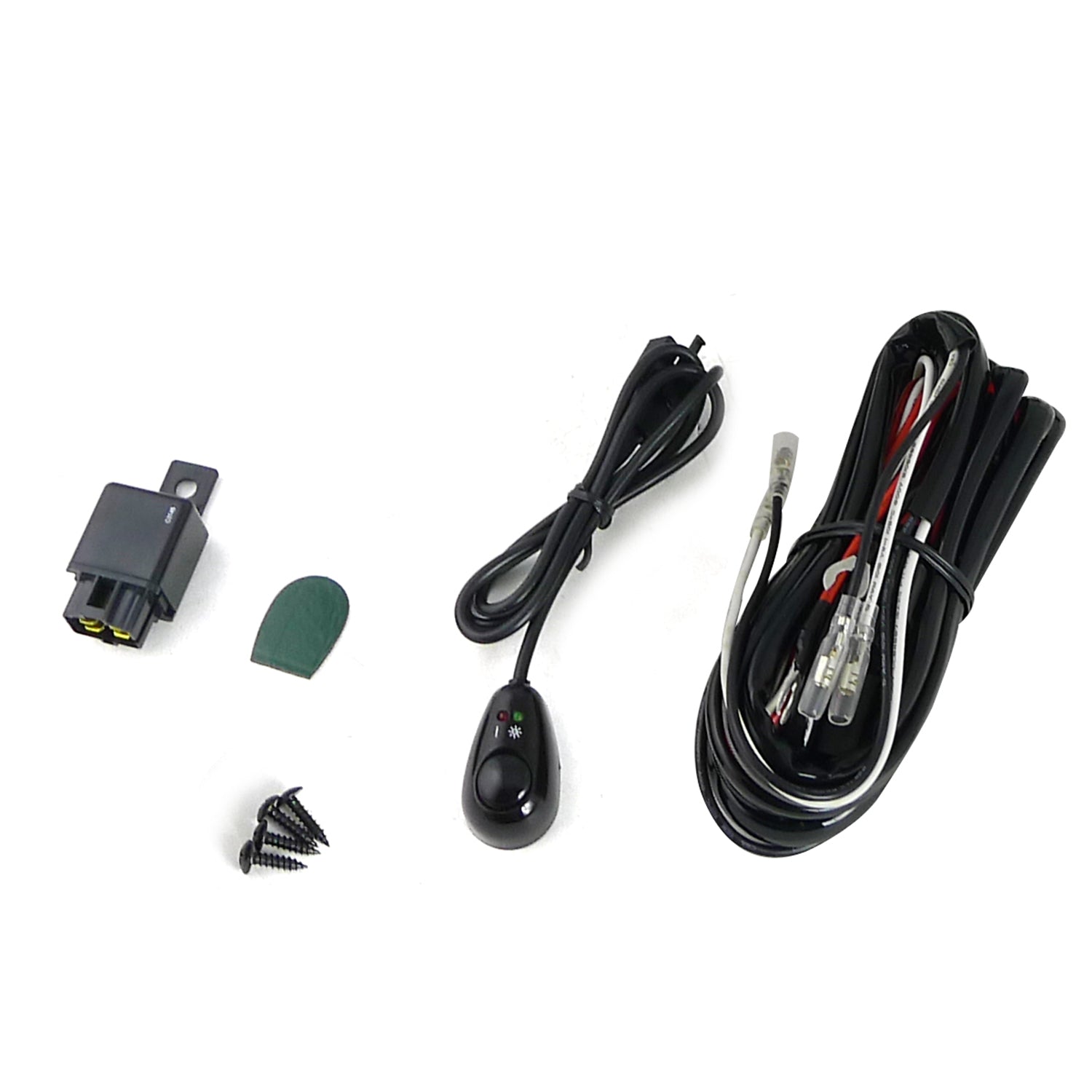 Universal 12V/55W H7 Projector Fog Lights Kit w/ RGB LED Halo Rim Chrome/Clear