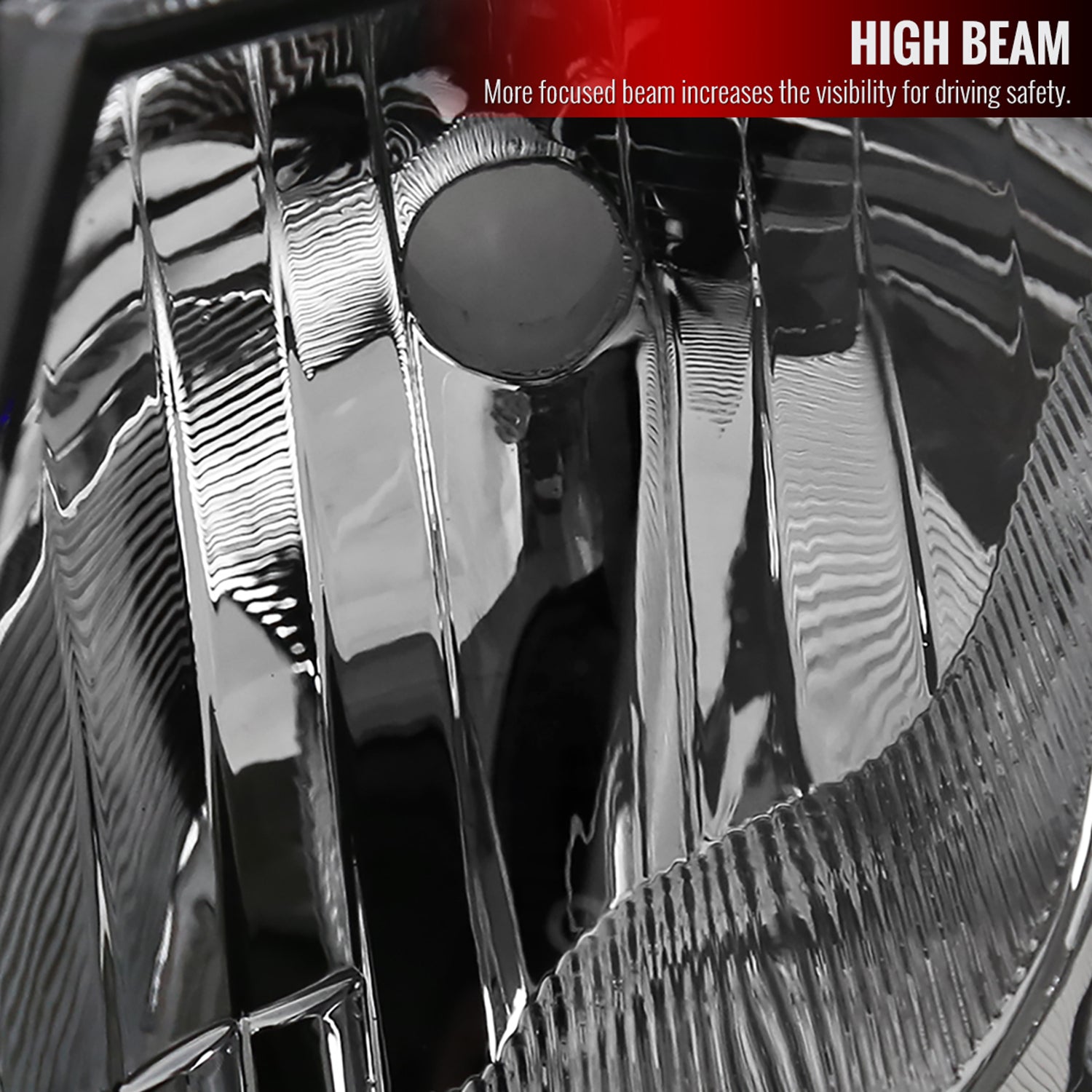 2012-2013 Honda Civic Coupe/ 2012-2015 Civic Sedan Crystal Headlights Matt Black