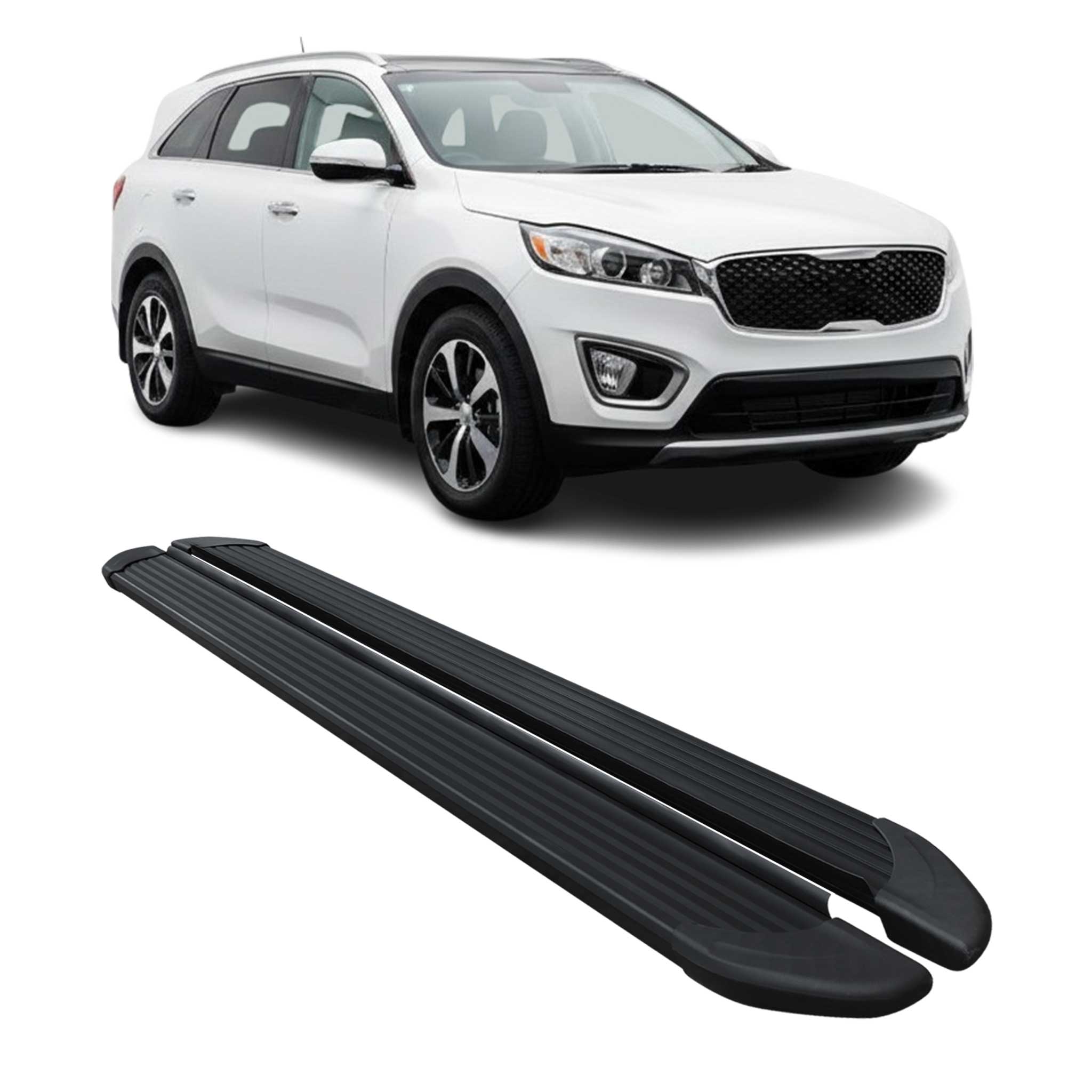 2016-2020 Kia Sorento Running Boards Side Steps Black