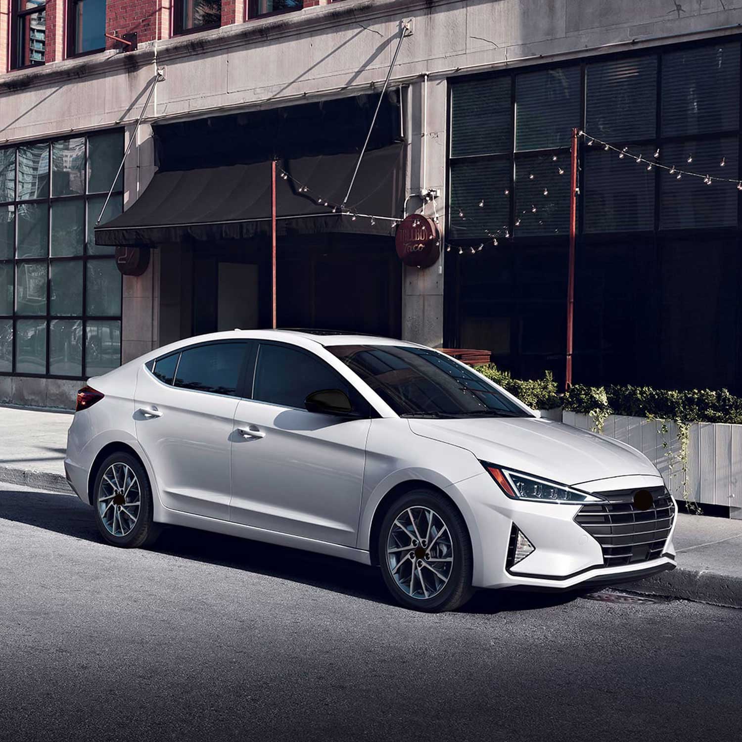 2016-2021 Hyundai Elantra Mirror Cover Caps Gloss Black 2Pcs ABS Plastic