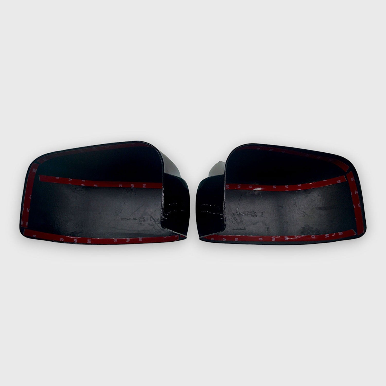 2015-2024 Jeep Renegade Mirror Cover Caps Gloss Black 2Pcs ABS Plastic