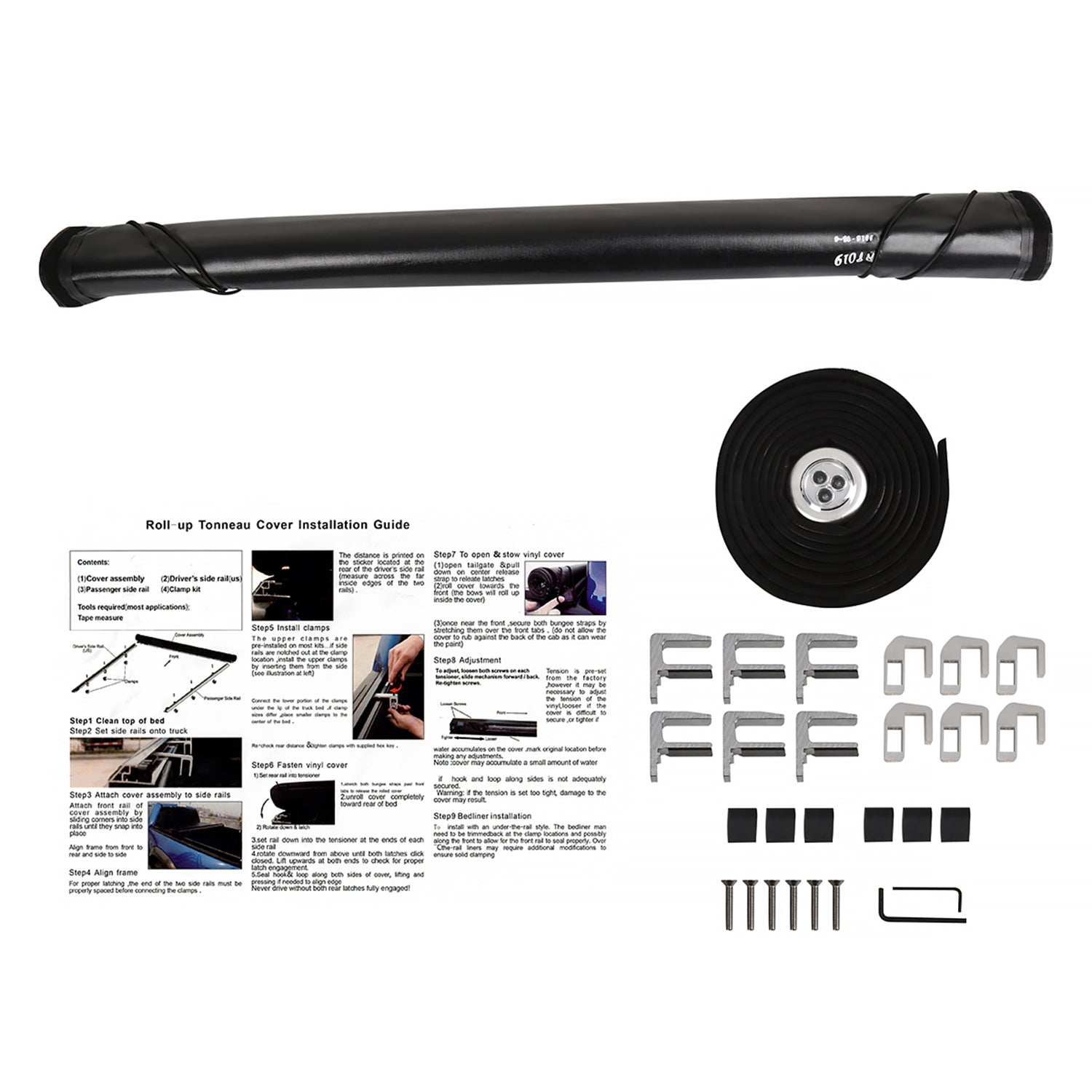 1997-2004 Ford F-150 Styleside 78" Short Bed Roll Up Vinyl Tonneau Cover