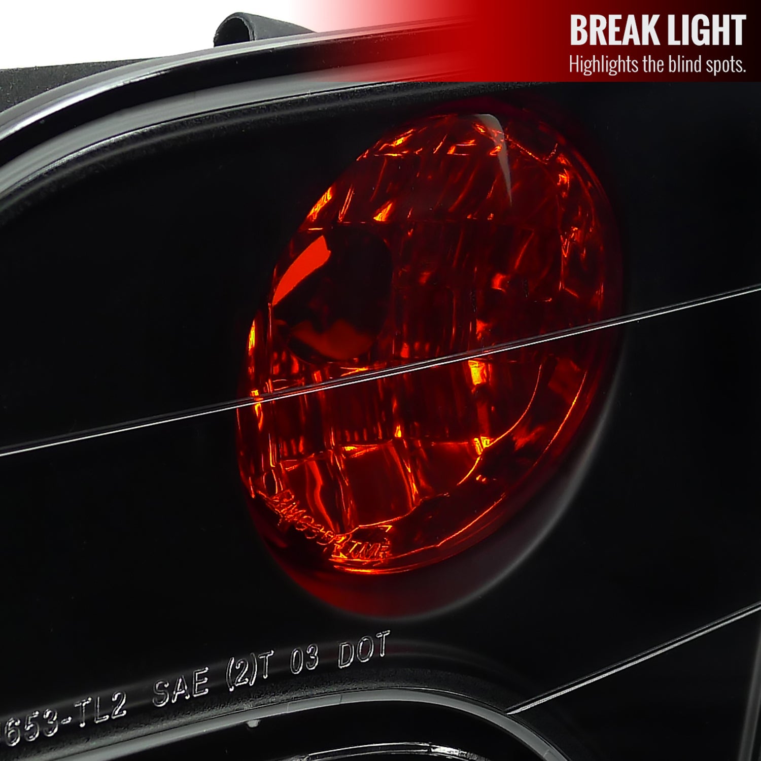 2006-2011 Honda Civic Sedan Tail Lights Matte Black Housing/Clear Lens