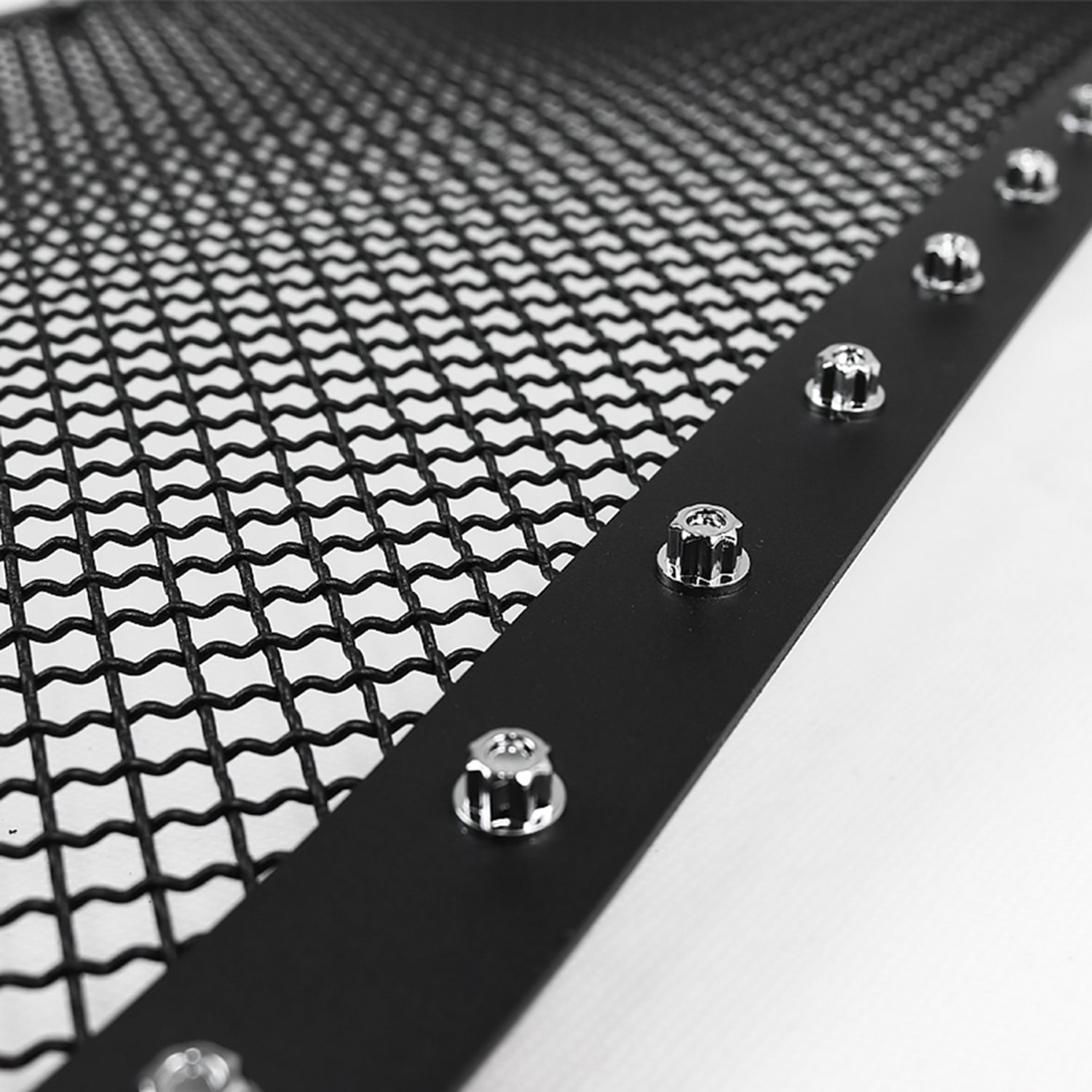 2002-2005 Dodge RAM 1500/2500/3500 Rivet Style Black Steel Mesh Grille Insert