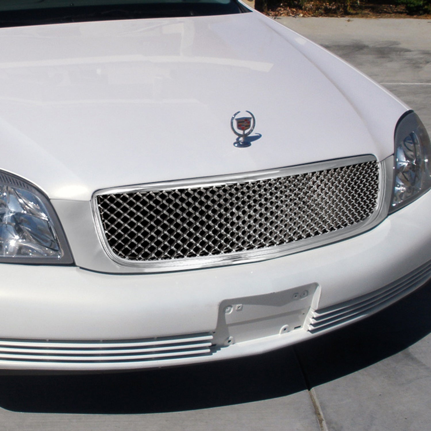 2000-2005 Cadillac Deville Matte Chrome ABS Mesh Grille