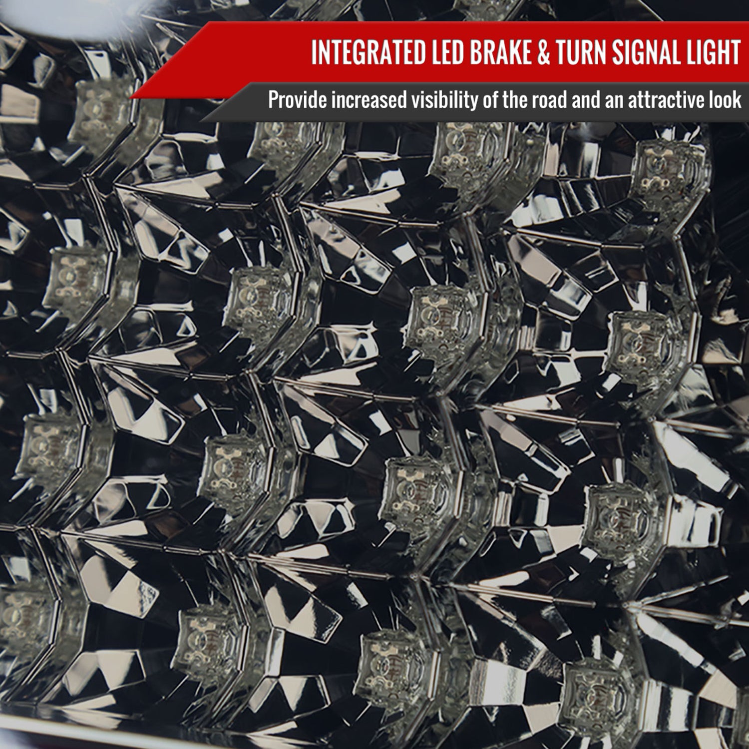 2005-2008 Dodge Charger LED Tail Lights Chrome Housing/Smoke Lens