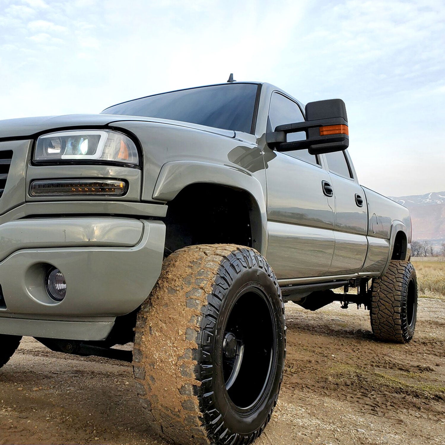 2002-2007 Chevy Silverado/Tahoe/Sierra/Yukon Heated Towing Mirrors Amber Lens