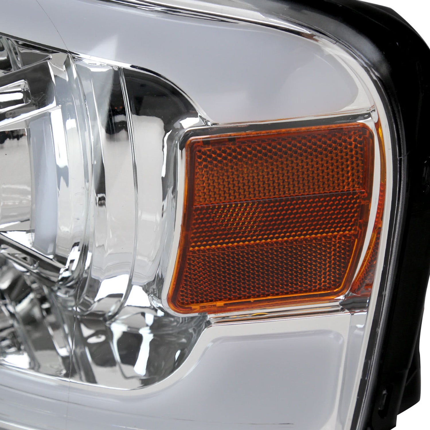 2004-2008 Ford F-150/06-2008 Lincoln Mark LT Projector Headlights LED Bar Amber