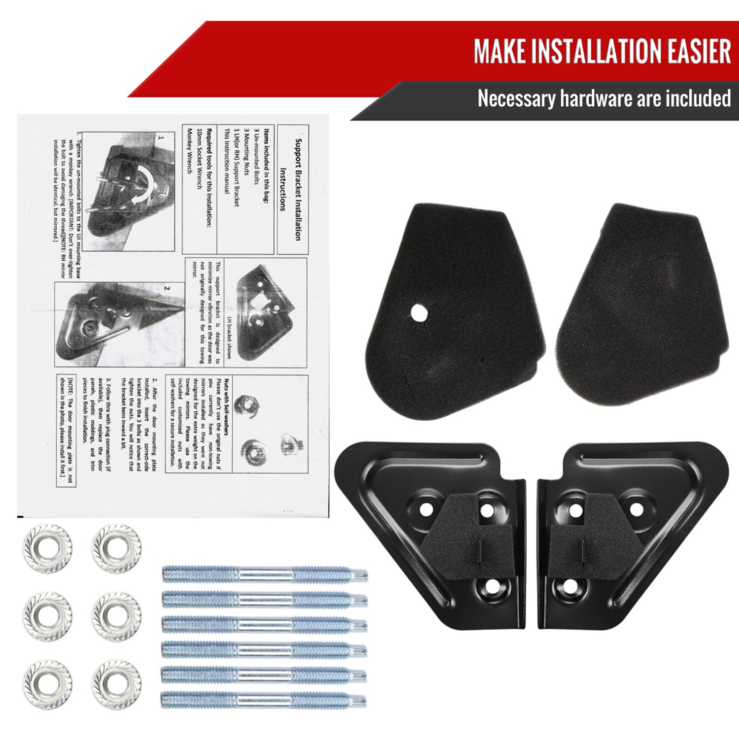 1998-2001 Dodge RAM 1500 2500 3500 Chrome Heated Towing Mirrors & Turn Signal