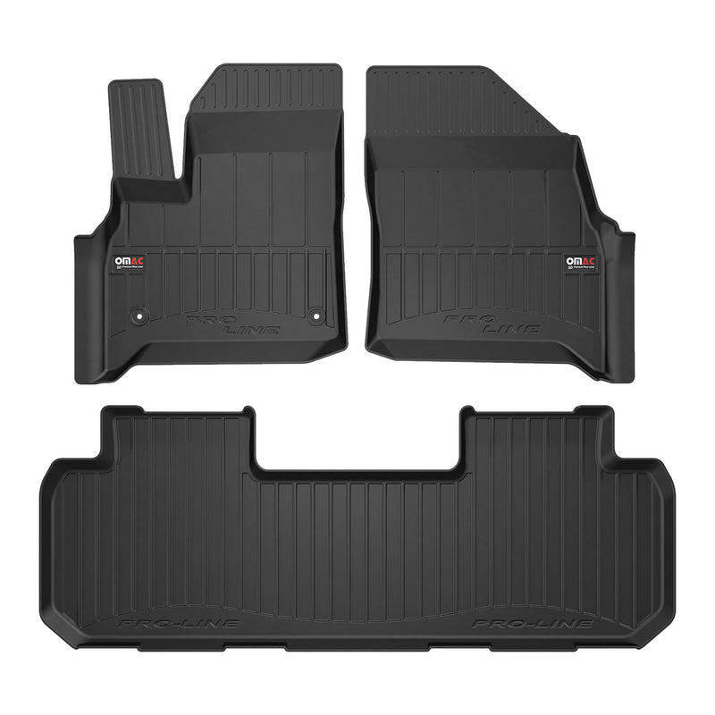 2018-2024 Chevrolet Traverse Premium Floor Mats Liners Full Set All Weather Heavy Duty