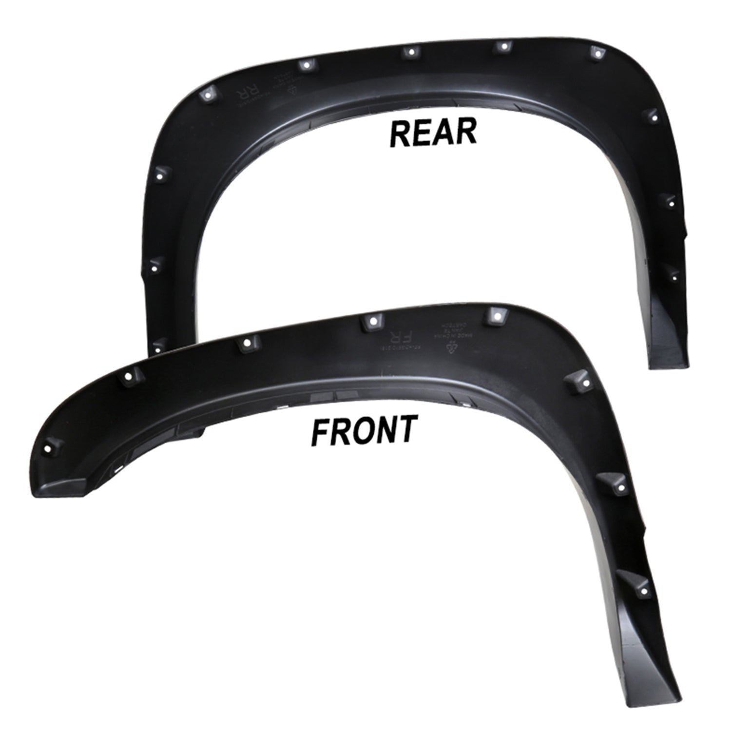 2002-2009 Dodge RAM 1500/2500/3500 Smooth Rivet Style Fender Flares