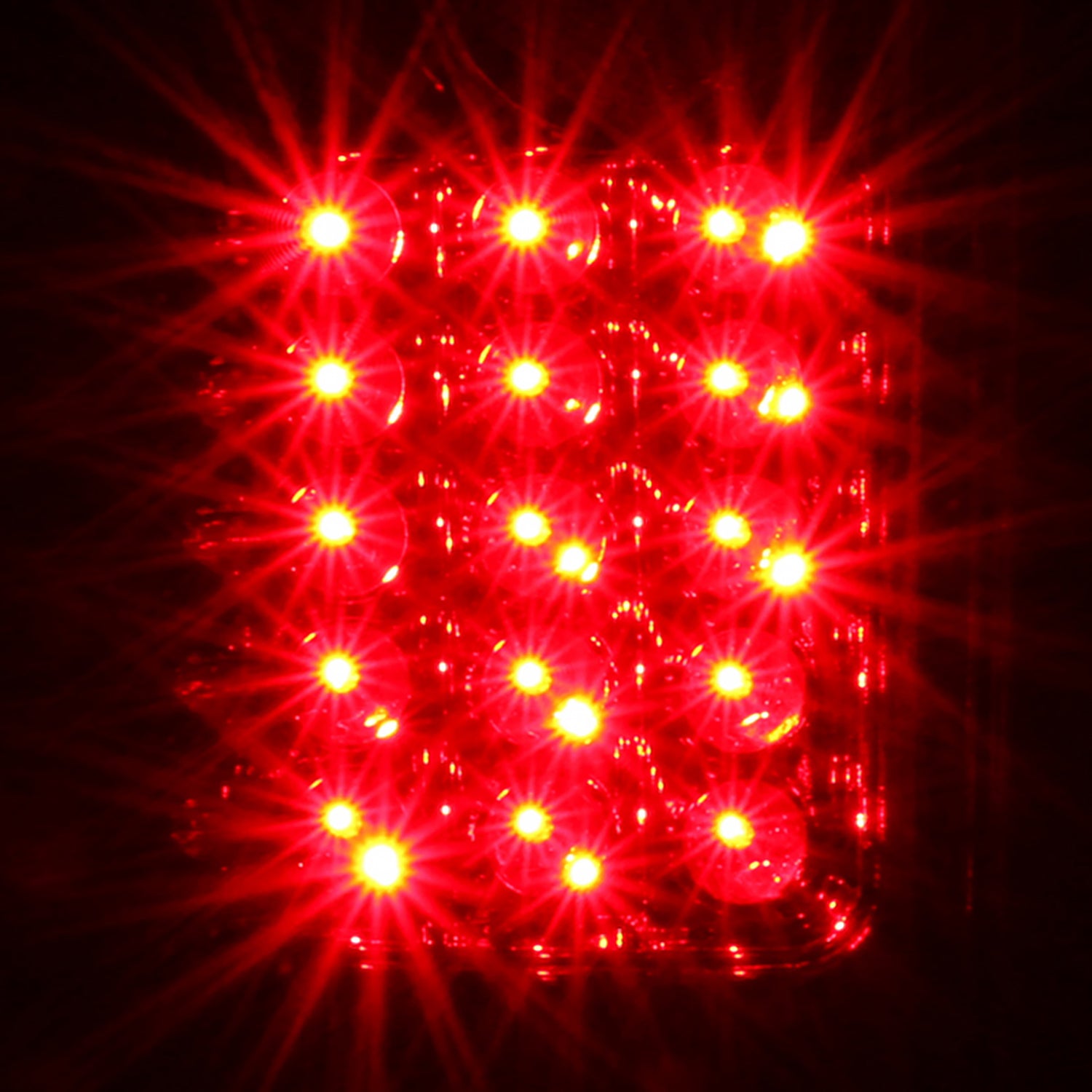 2008-2016 Ford F-250/350/450/550 Super Duty LED Tail Lights Chrome/Red Clear