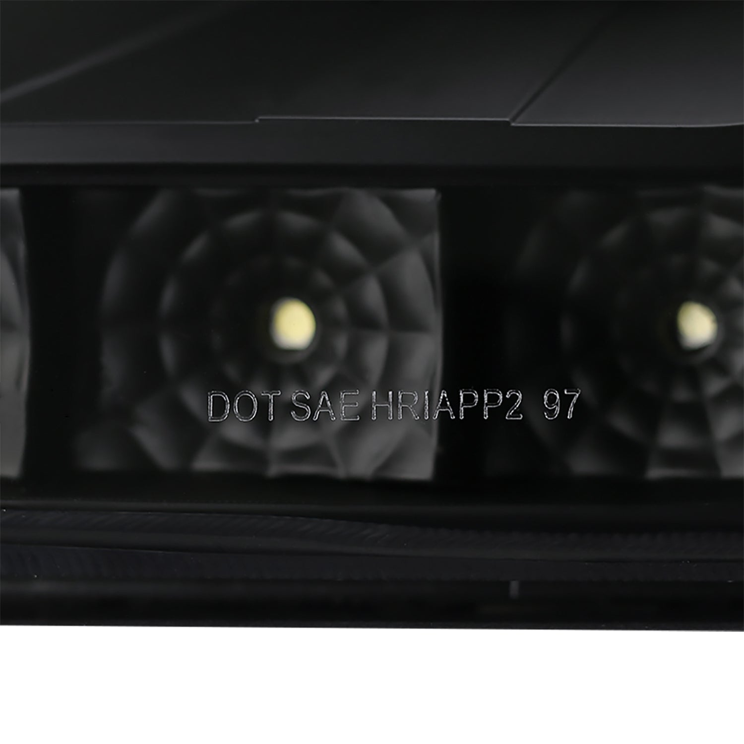 1997-2004 Ford F-150 / 1997-2002 Expedition Projector Headlights LED Light Black