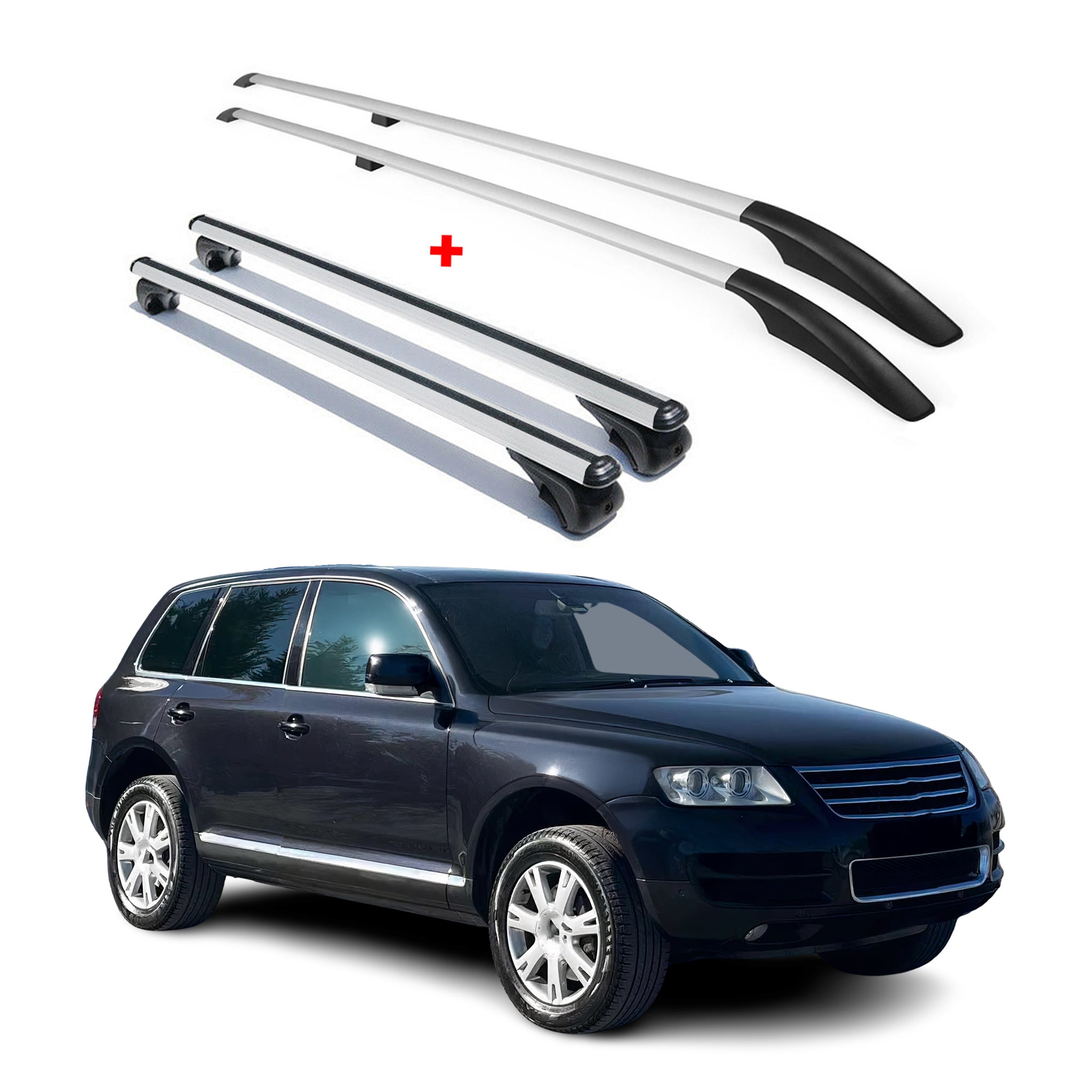 2004-2010 VW Touareg Roof Racks & Roof Rack Rails Silver