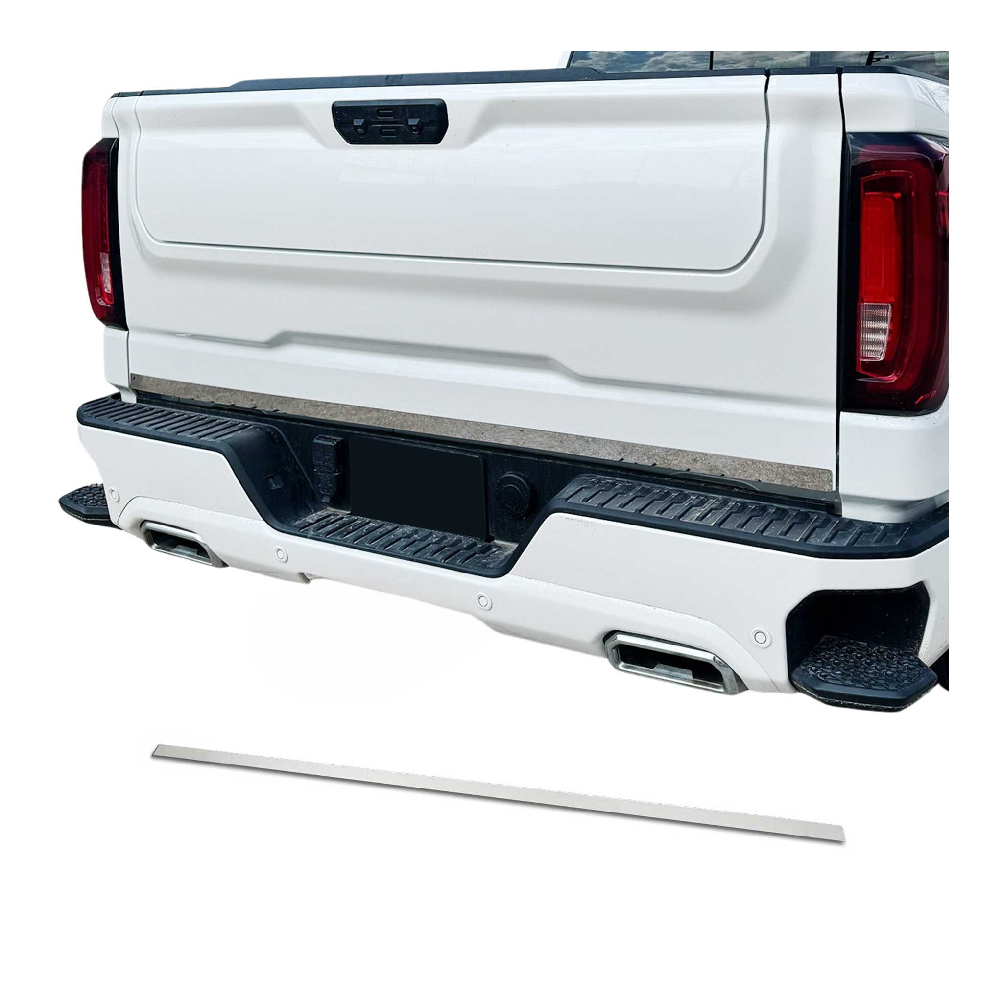 2015-2020 Ford F-150 Rear Trunk Lid Molding Trim Stainless Steel Silver 1Pc