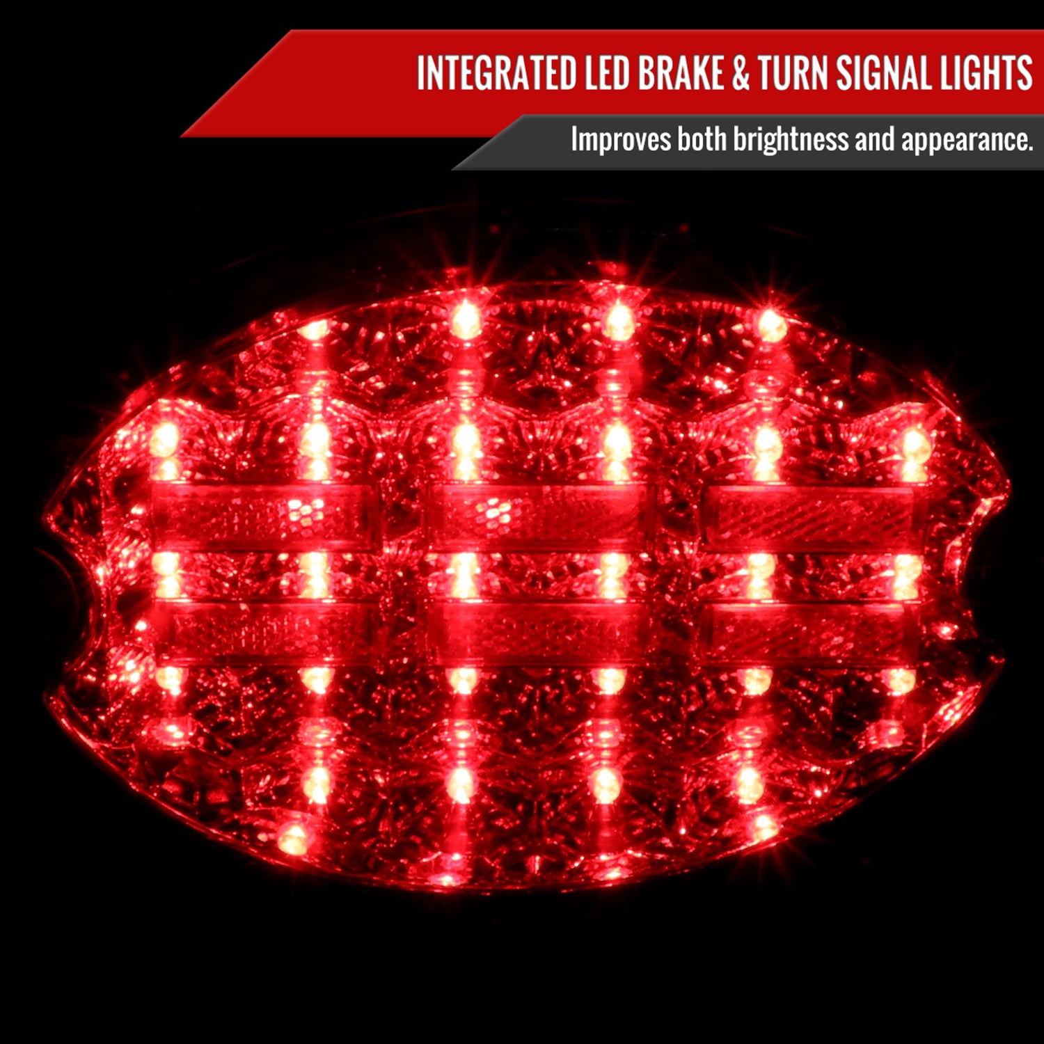 1997-2004 Chevrolet Corvette C5 LED Tail Lights Chrome Housing/Red Lens