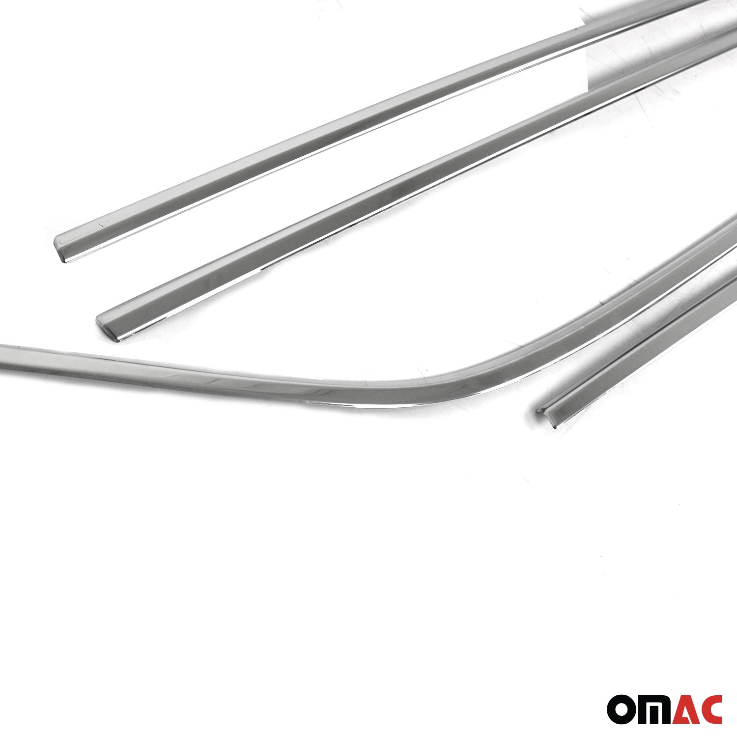 2018-2022 Toyota C-HR Window Molding Trim Streamer Stainless Steel Silver 4 Pcs