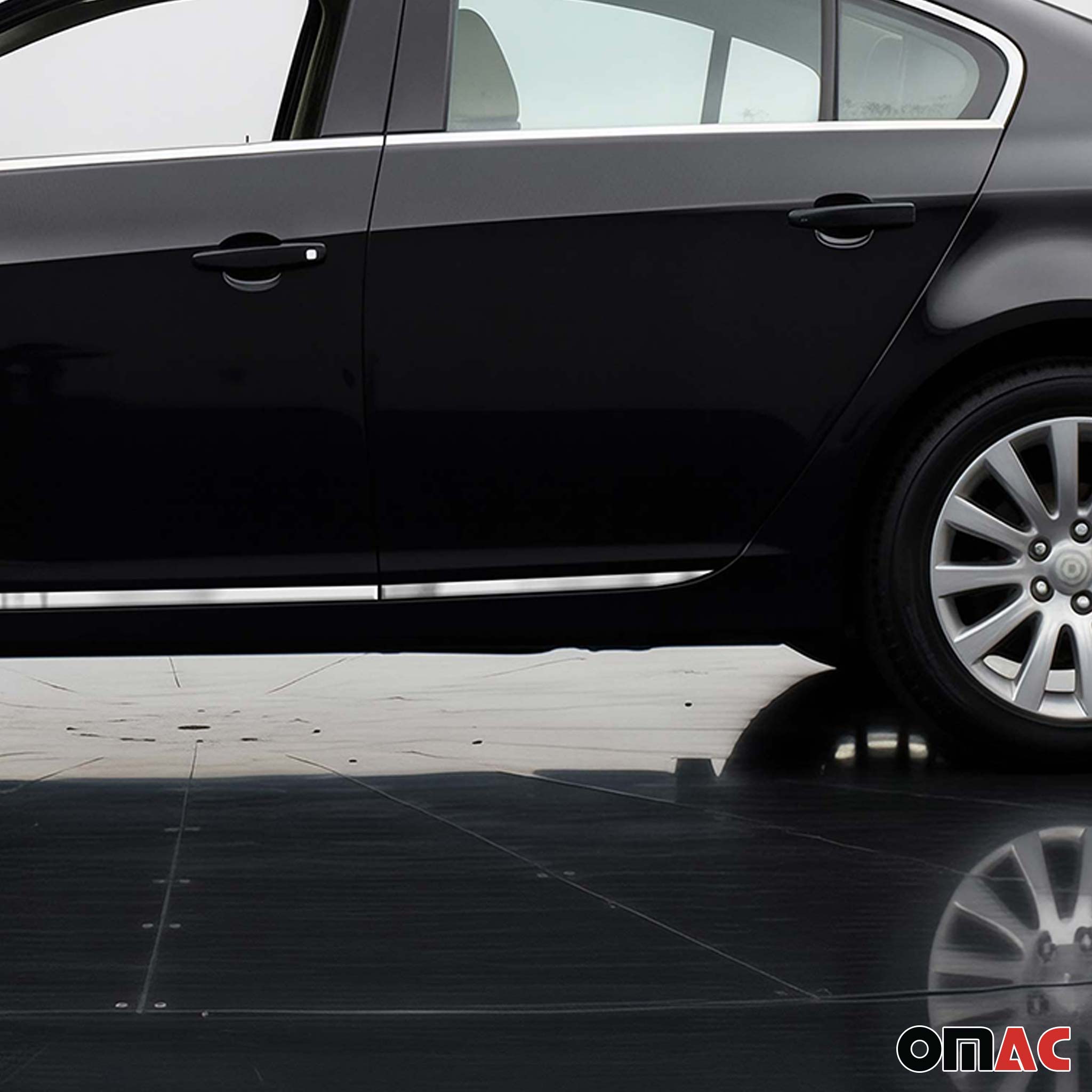 2011-2017 Buick Regal Sedan Side Door Molding Trim Stainless Steel Silver 6x