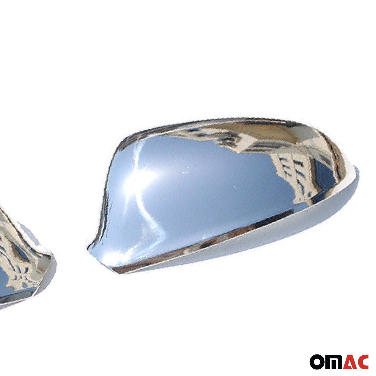 2016-2019 Buick Cascada Side Mirror Cover Caps Stainless Steel Silver 2 Pcs