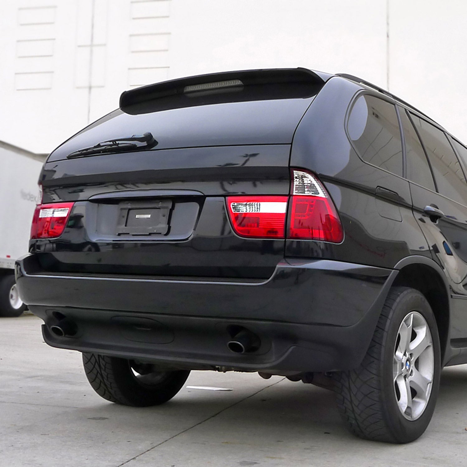 2000-2006 BMW E53 X5 LED Tail Lights Chrome Housing/Red Lens