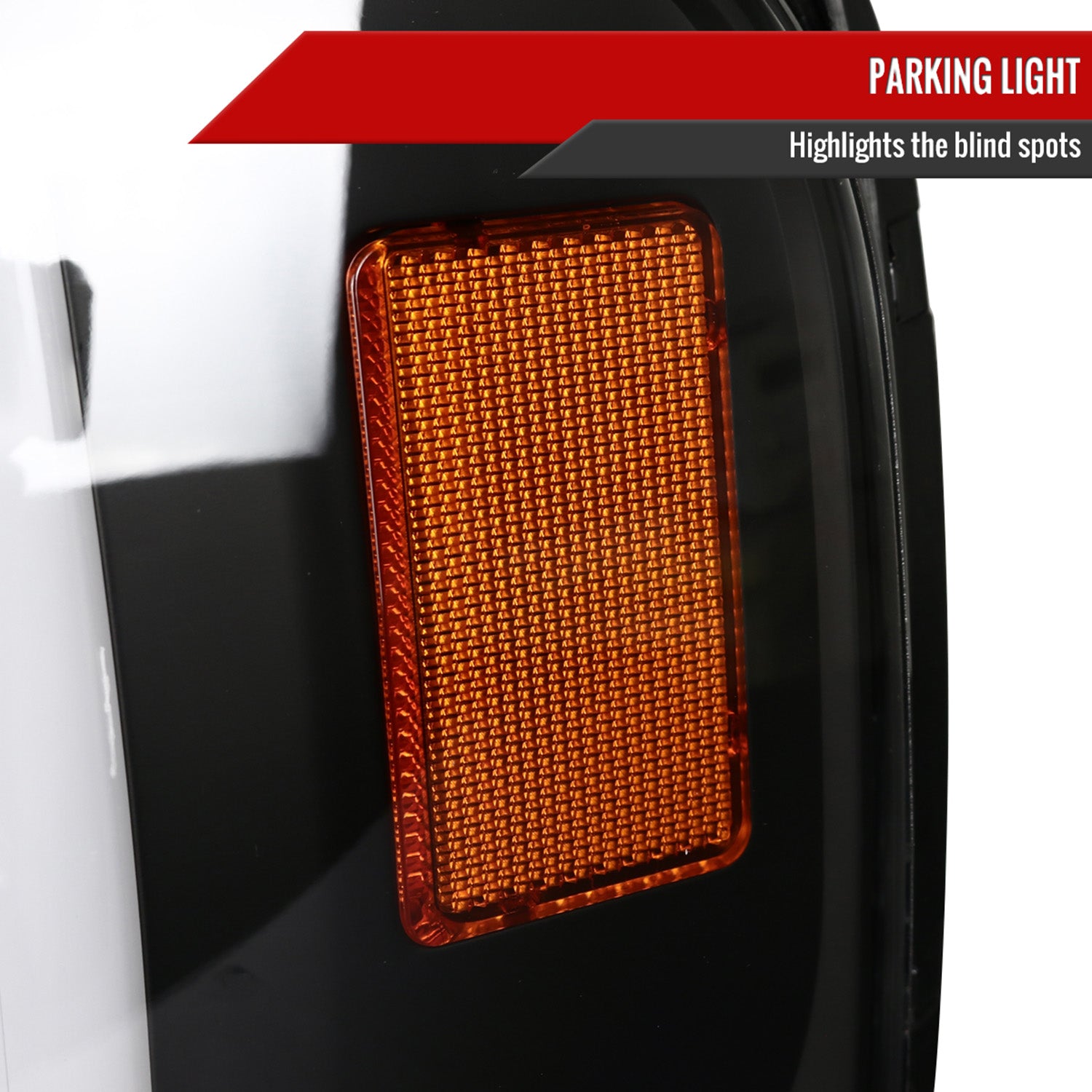 2004-2008 Ford F-150/Lincoln Mark LT LED CBar Projector Headlights Black