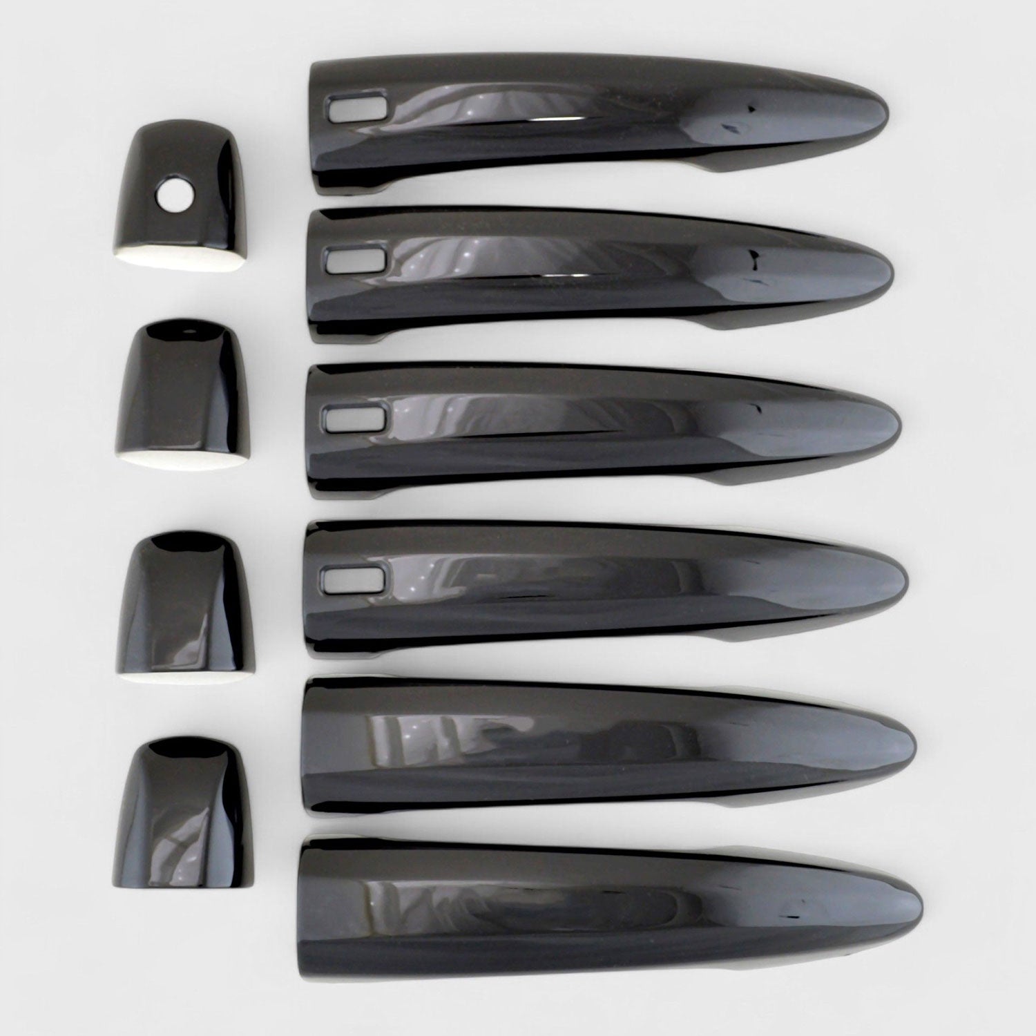 2022-2024 Nissan Pathfinder Door Handle Cover Gloss Black 10Pcs ABS Plastic