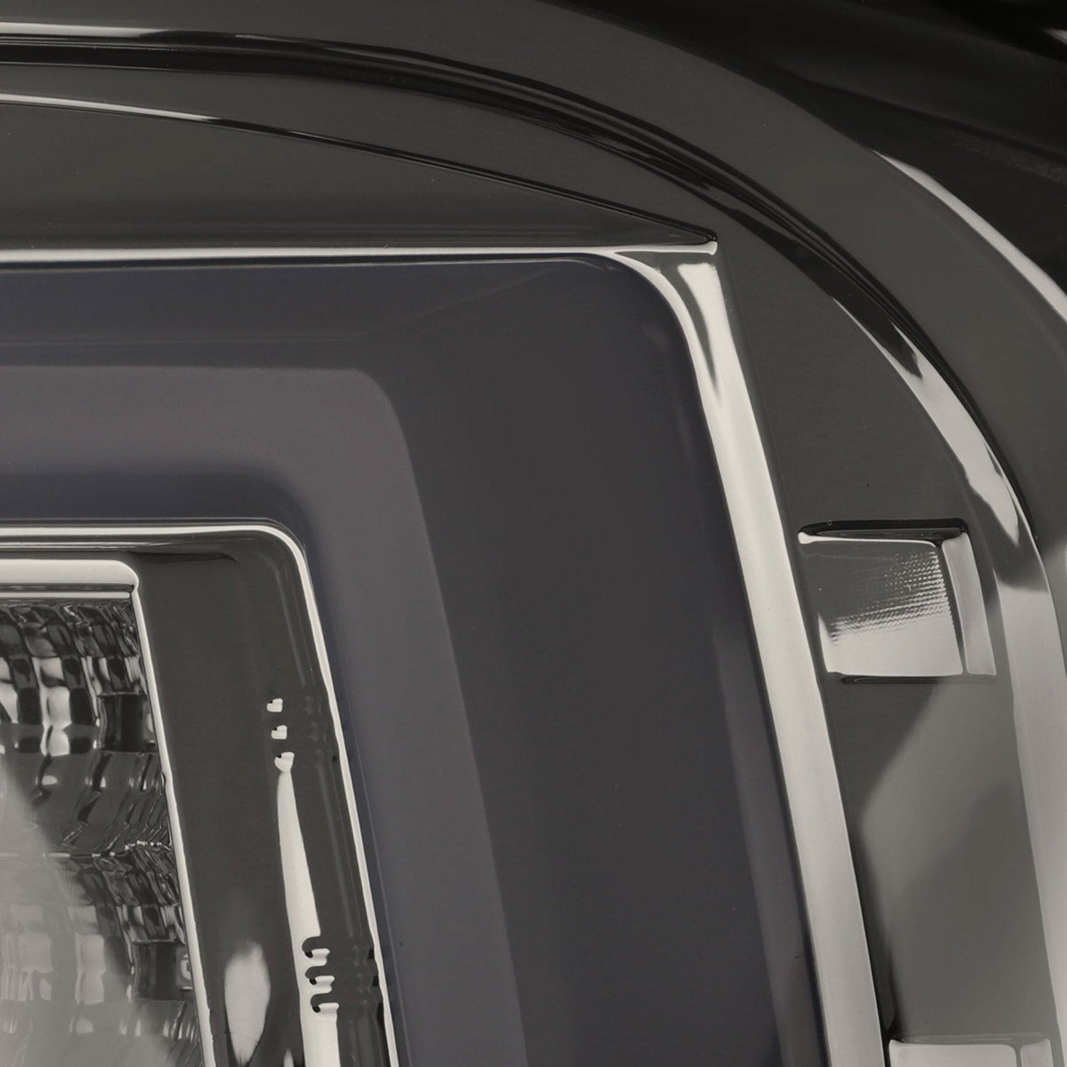 2007-2013 GMC Sierra 1500 2500HD 3500HD C-Bar LED Tail Lights Chrome/Smoke