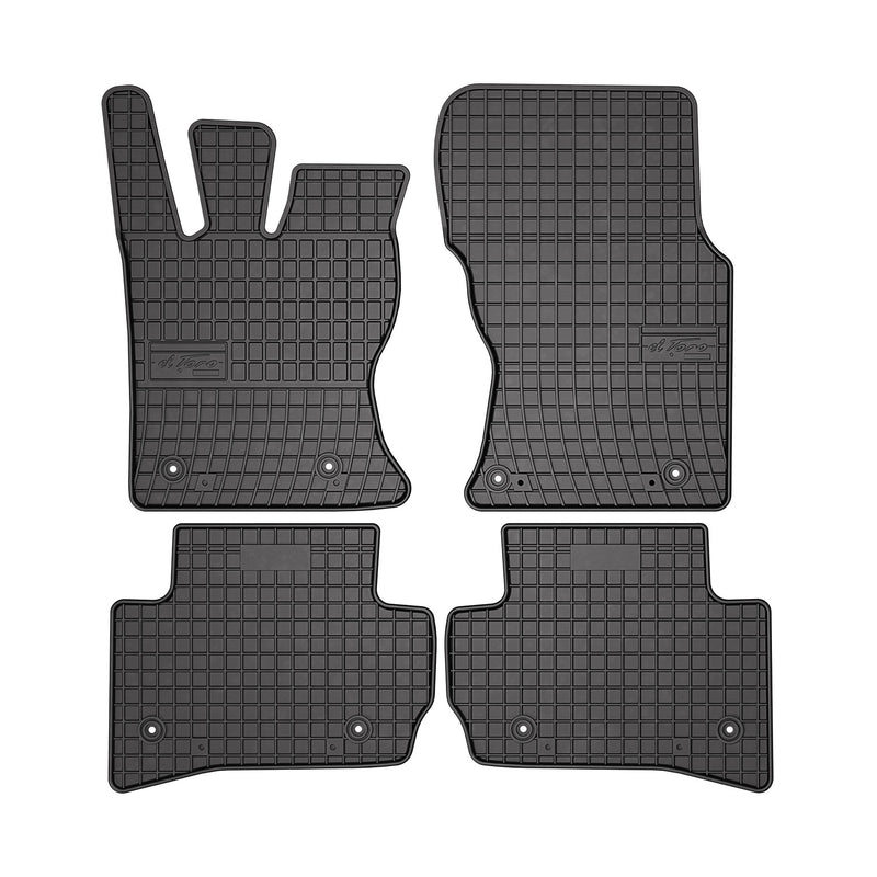 2017-2024 Jaguar F-Pace Floor Mats Liners Full Set All Weather Rubber Black