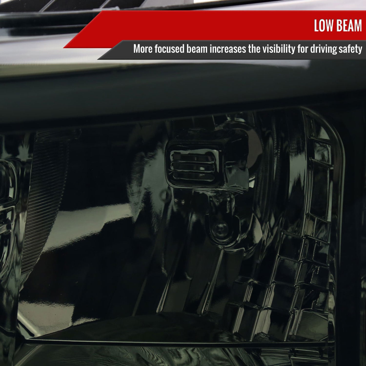 2007-2013 Chevy Silverado 1500 2500HD 3500HD LED Headlights Amber & Smoke