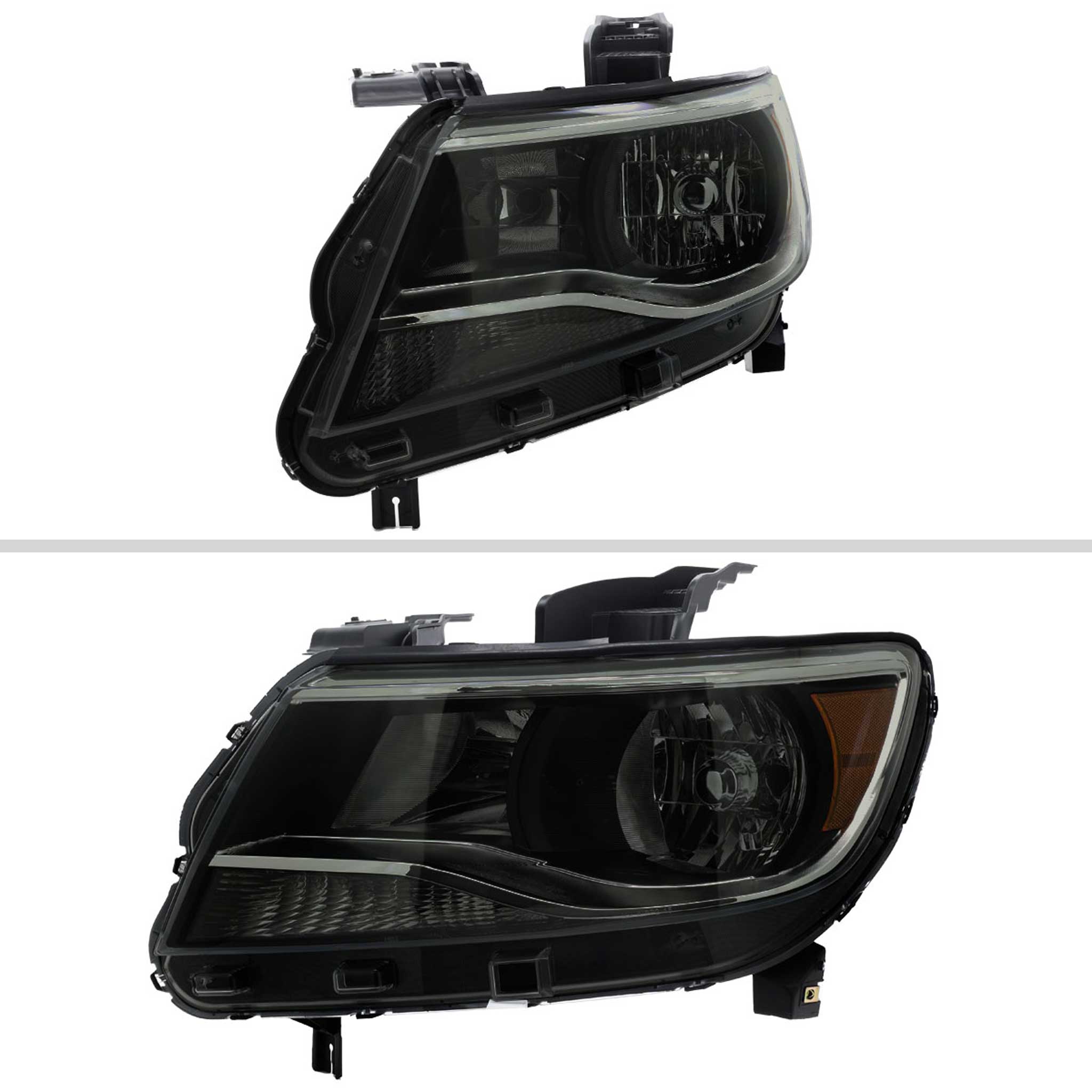 For Chevrolet Colorado 2015-2022 Factory Style Headlights (Black Housing / Smoked Lens)