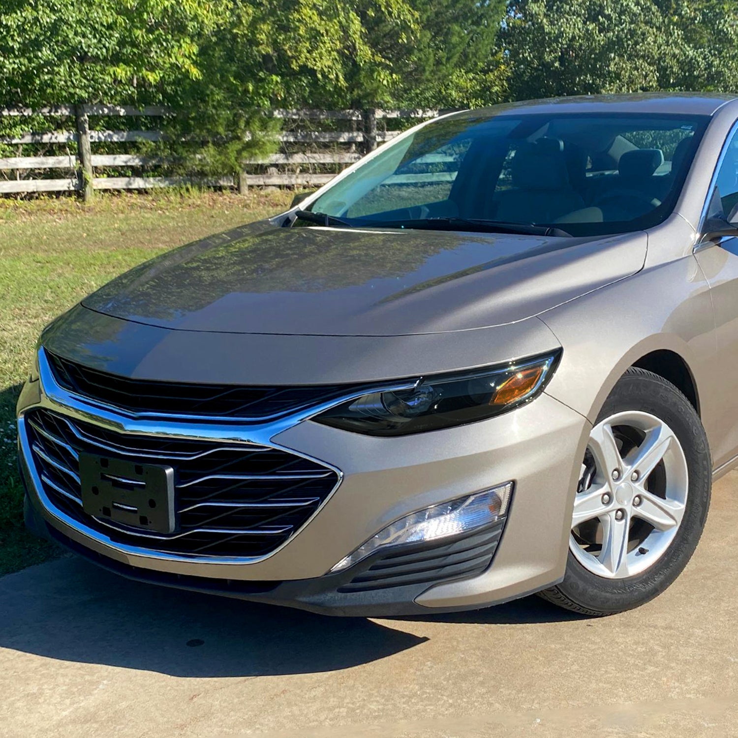 2019-2024 Chevy Malibu Factory Style Projector Headlight Matte Black/Smoke