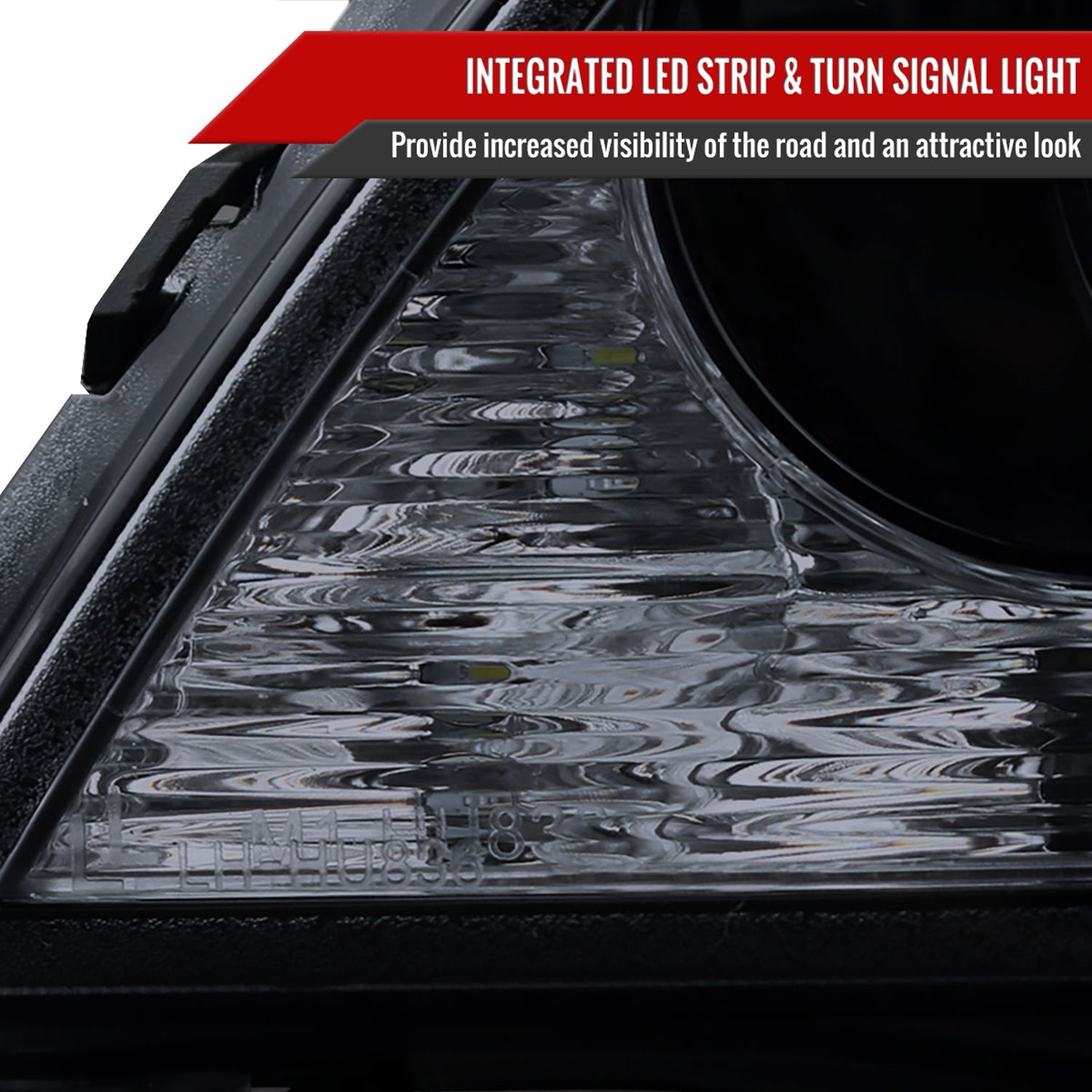 2001-2005 Lexus IS300 Projector Headlights LED Light & LED Signal Lights Smoke