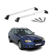 Roof Rack Cross Bars Luggage Carrier for Suzuki Esteem SW 1995-2002 Alu Silver