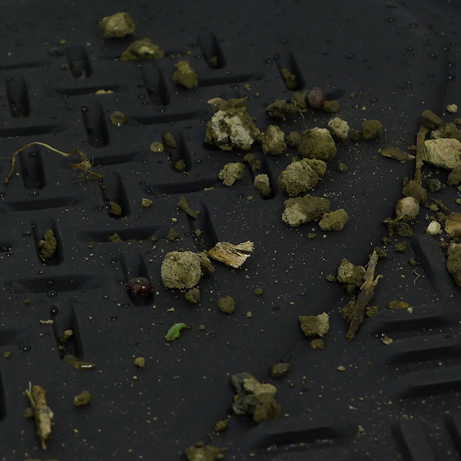 Universal fit Rubber Car Floor Mats Liner All Weather 3Pcs Black