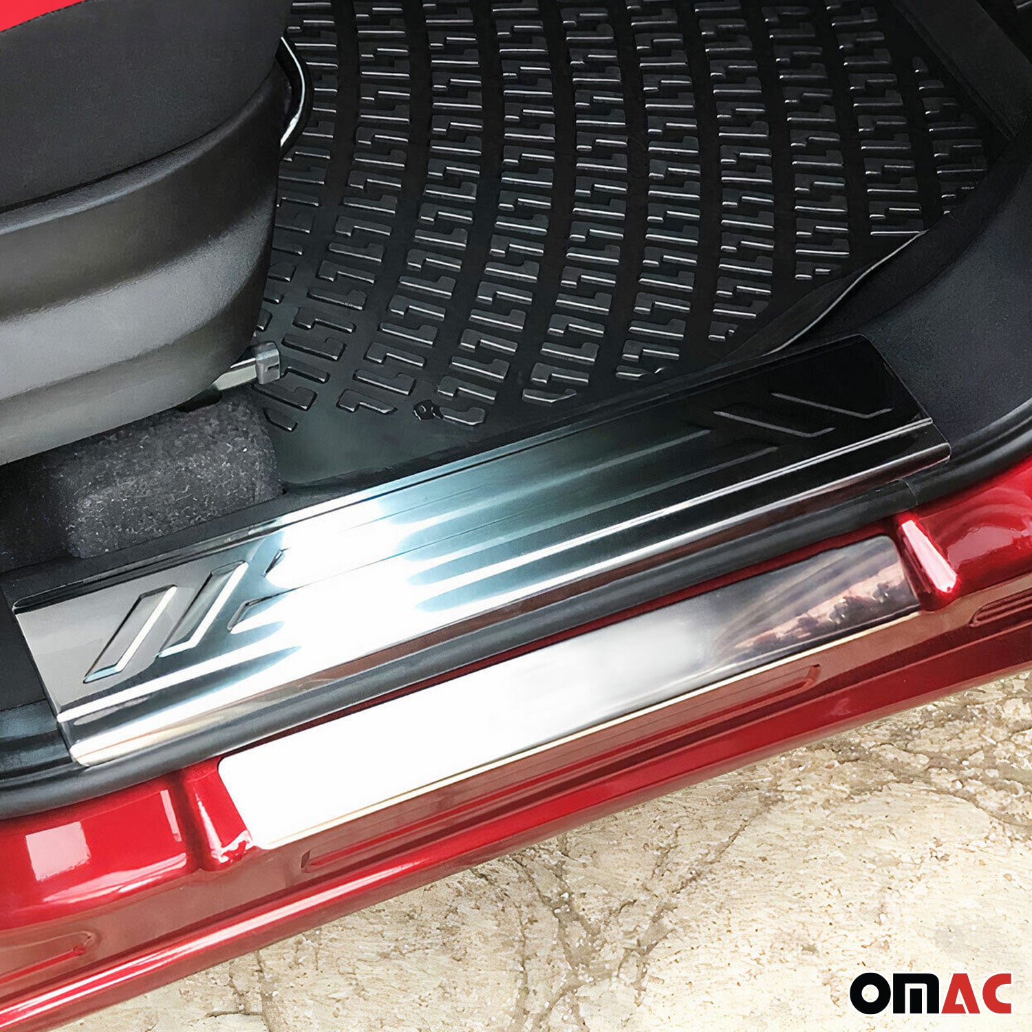 2015-2022 RAM ProMaster City Door Sill Scuff Plate Scratch Protector 2015-22 Stainless Steel 4x