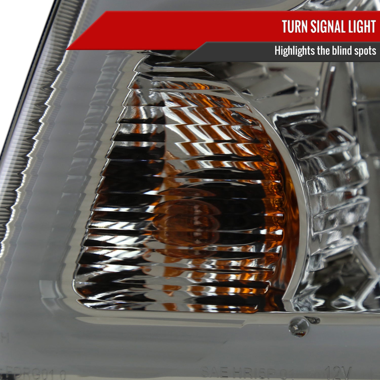 2001-2011 Ford Ranger LED Factory Headlights Amber Corner Lamp Chrome/Smoke