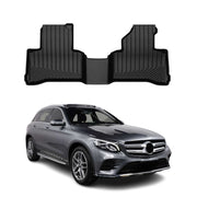 2016-2022 Mercedes GLC Class X253 C253 Premium Floor Mats Liners Second Row Rear Black