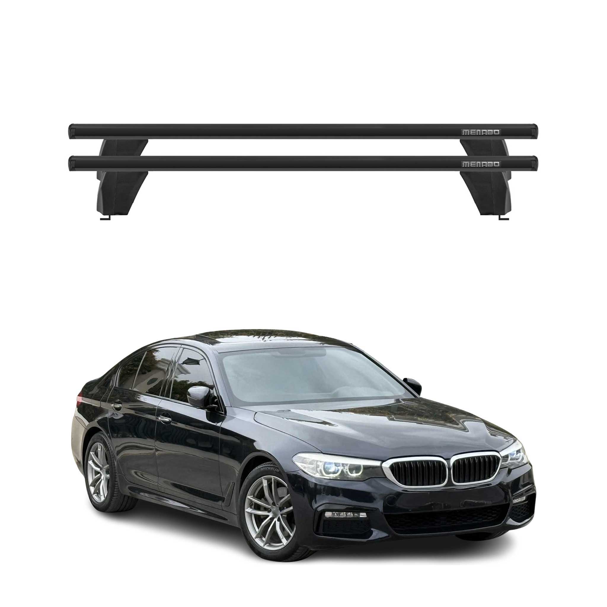 2019-2024 BMW 5 Series G30 Sedan 2017-2023 / M5 F90 Roof Rack Cross Bars Black