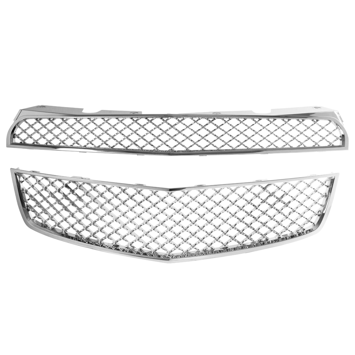 2010-2015 Chevrolet Equinox Chrome ABS 2PC Mesh Grille
