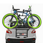 2 Bike Rack Rear Trunk Bike Rack Folding Bicycle Carrier Car SUV Sedan Hatchback