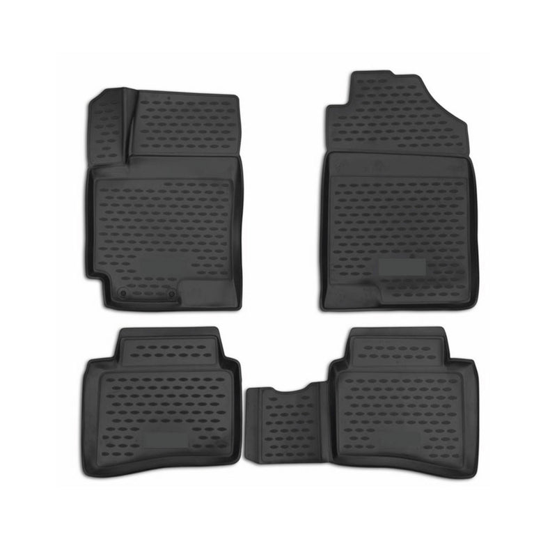 2018-2024 Kia Rio Floor Mats Liners Full Set All Weather Black