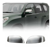 2010-2013 Lexus GX 460 Side Mirror Cover Caps Brushed Stainless Steel Silver 2 Pcs