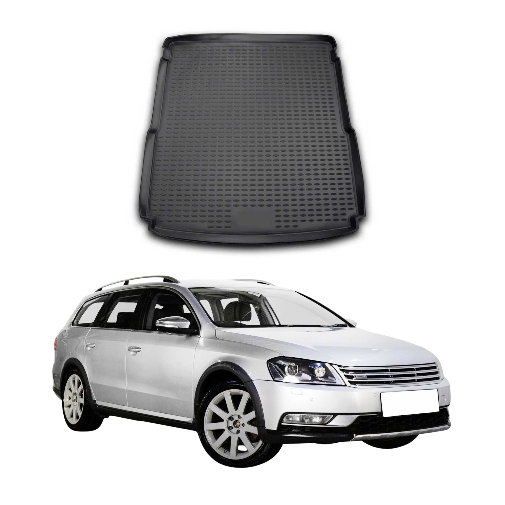 2012-2014 VW Passat B7 Cargo Liner Trunk Mat All Weather Black
