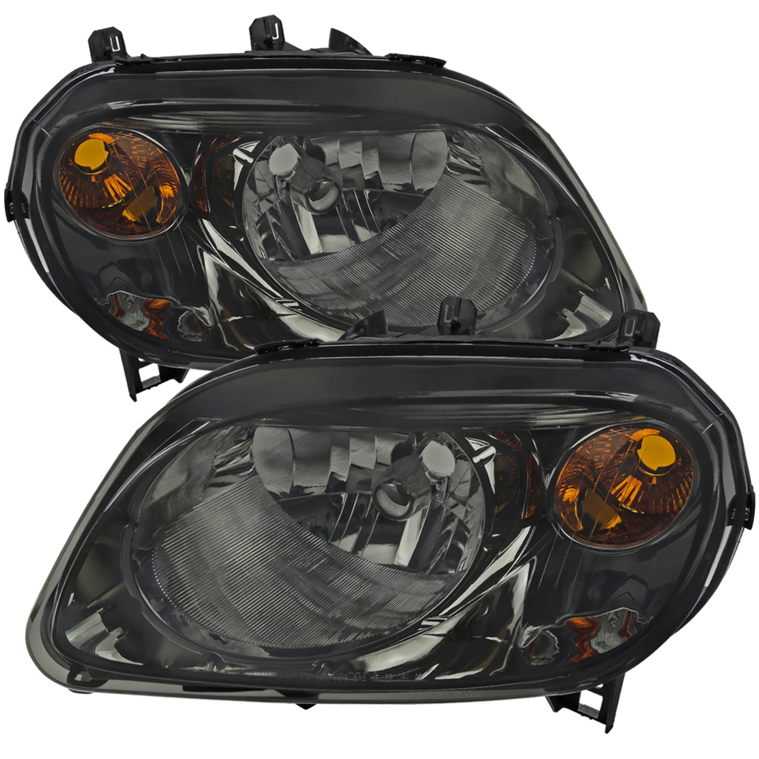 2006-2011 Chevrolet HHR Factory Style Headlights Chrome Housing/Smoke Lens