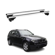 2004-2010 BMW X3 E83 Roof Rack Cross Bars Silver