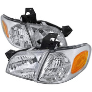 1997-2005 Chevy Venture Pontiac Montana/Trans Sport Crystal Headlights Chrome
