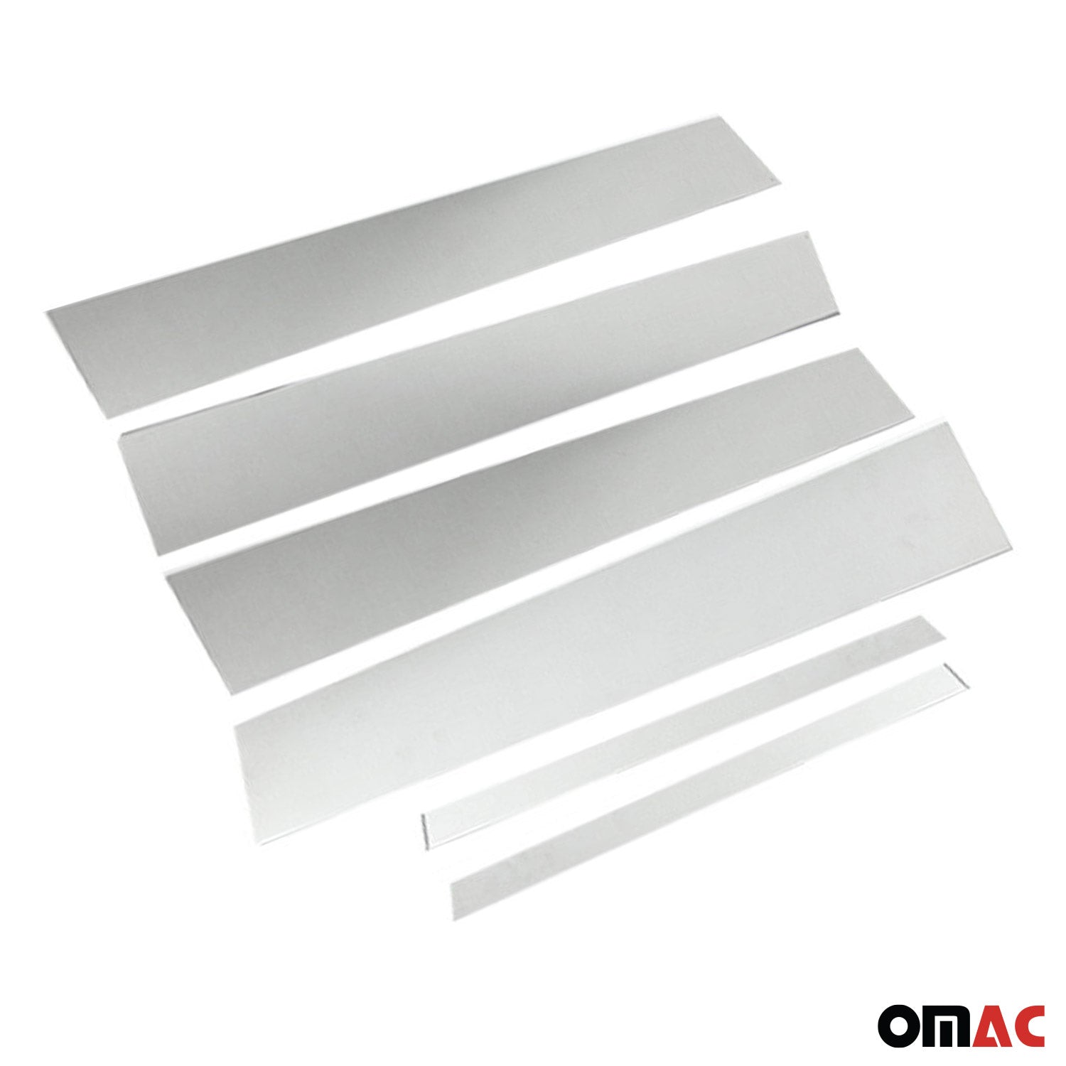 2013-2022 Buick Encore Window B Pillar Posts Door Trim Cover Stainless Steel Silver 6x