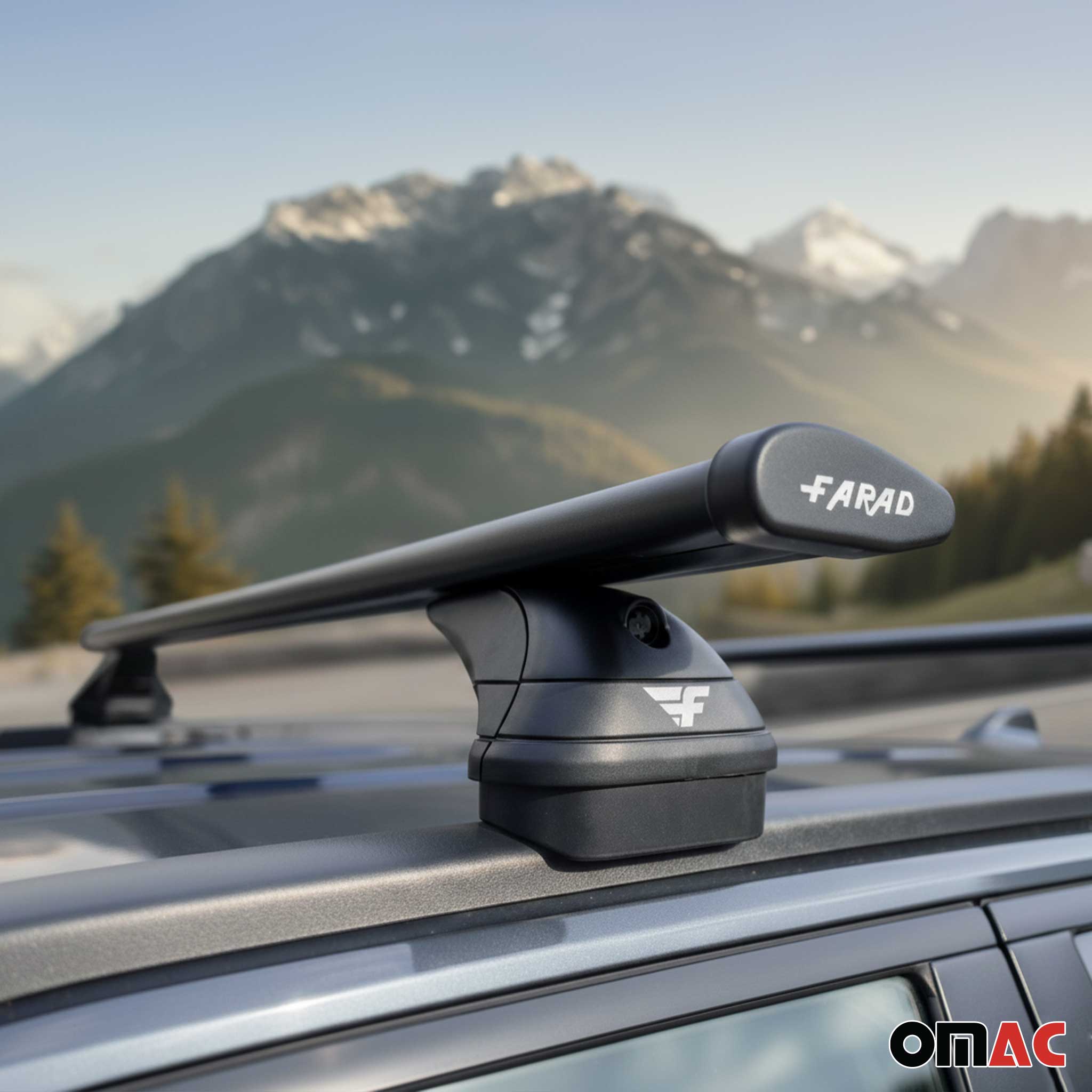 Roof Racks Cross Bars for Audi Q7 2016-2025 Aluminium 220lb Black 2 Pcs