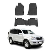 2003-2009 Lexus GX 470 Floor Mats Liners Full Set All Weather Black