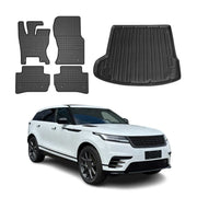 2018-2026 Land Rover Range Rover Velar Floor Mats & Cargo Liner Full Set All Weather Black